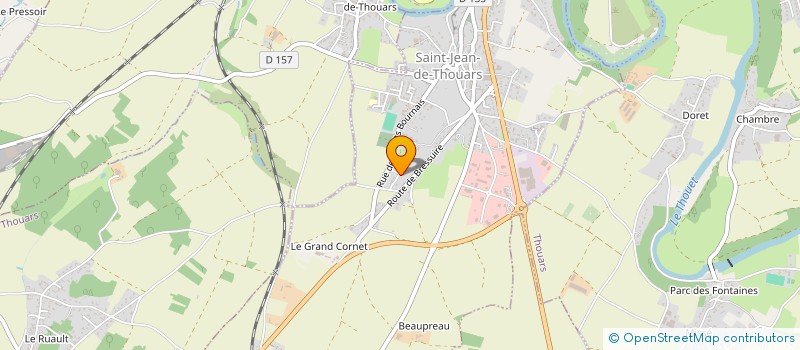 localisation de l'entreprise MADAME NADIA MARAIS  SAINT-JEAN-DE-THOUARS