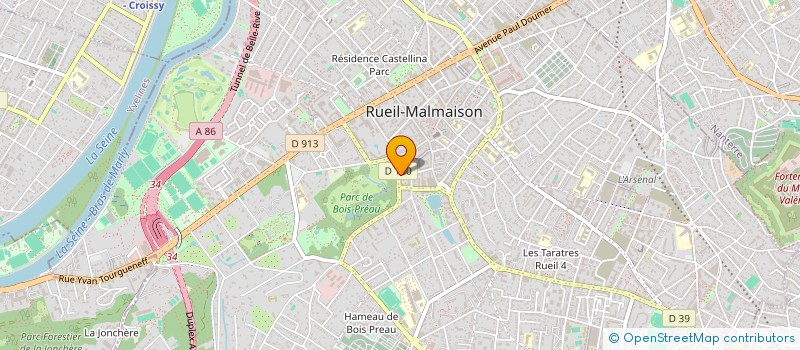 localisation de l'entreprise MADAME NADIA MARCHON à RUEIL-MALMAISON