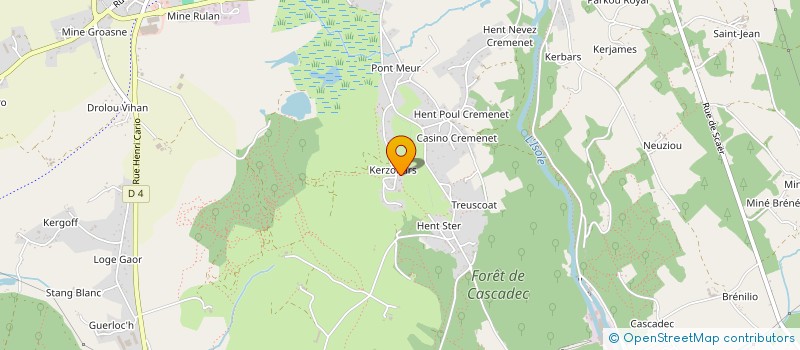 localisation de l'entreprise MADAME NADIA MARREC  SCAER