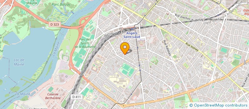 localisation de l'entreprise MADAME NADIA MARTIN  ANGERS