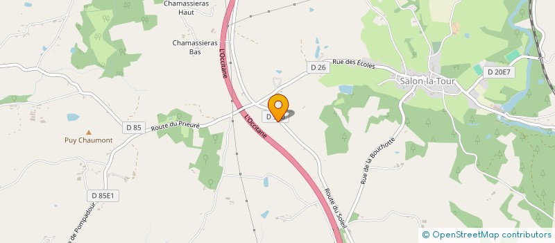 localisation de l'entreprise MADAME NADIA MATHIOUX  SALON-LA-TOUR