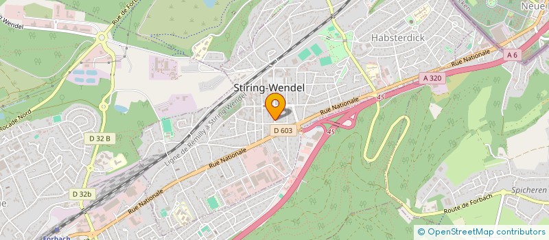 localisation de l'entreprise MADAME NADIA MEDJKOUNE  STIRING-WENDEL