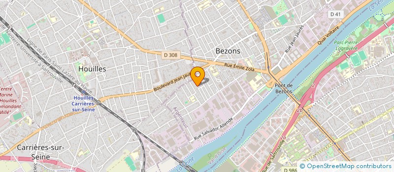 localisation de l'entreprise MADAME NADIA MEKIOUS  BEZONS