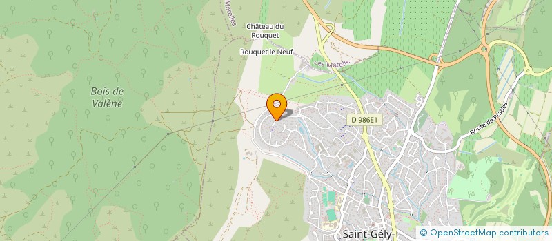 localisation de l'entreprise MADAME NADIA MERAKEB  SAINT-GELY-DU-FESC