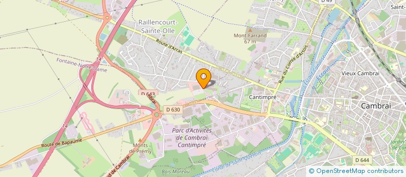 localisation de l'entreprise MADAME NADIA MERROUCHE  RAILLENCOURT-SAINTE-OLLE