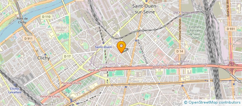 localisation de l'entreprise MADAME NADIA MESSAOUD  SAINT-OUEN-SUR-SEINE