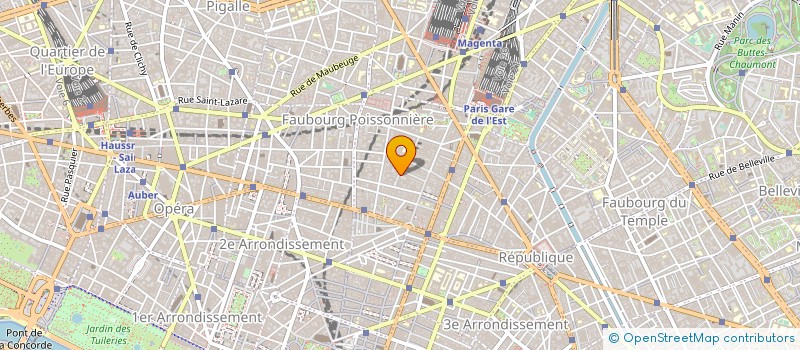 localisation de l'entreprise MADAME NADIA MESSAOUD  PARIS