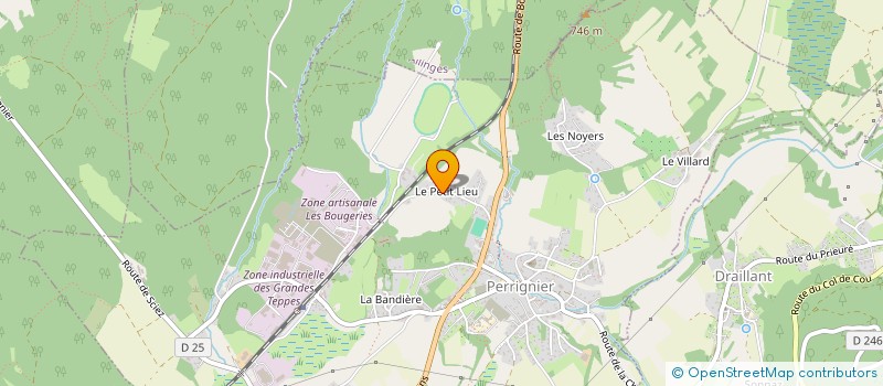 localisation de l'entreprise MADAME NADIA MESSAOUDI  PERRIGNIER