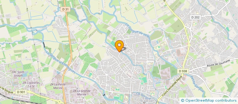 localisation de l'entreprise MADAME NADIA METCALFE  L'ISLE-SUR-LA-SORGUE