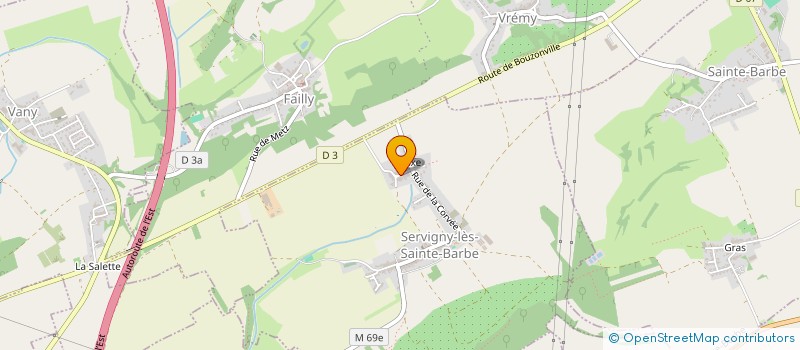 localisation de l'entreprise MADAME NADIA MILOUD  SERVIGNY-LES-SAINTE-BARBE