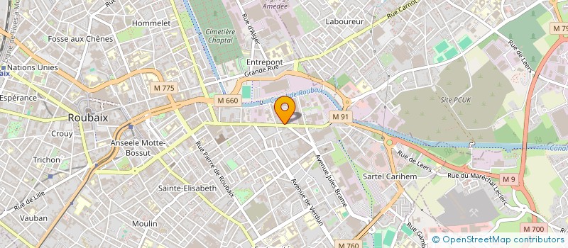 localisation de l'entreprise MADAME NADIA MOKDAD à ROUBAIX