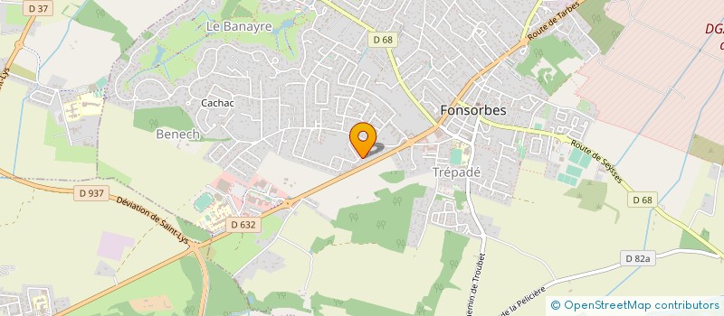 localisation de l'entreprise MADAME NADIA MOLINA  FONSORBES