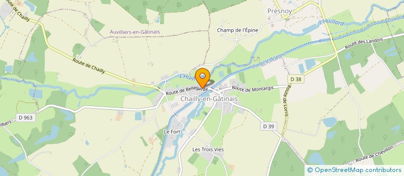 localisation de l'entreprise MADAME NADIA MONIQUE CHEROUK à CHAILLY-EN-GATINAIS