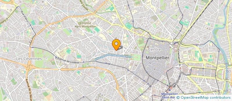 localisation de l'entreprise MADAME NADIA MONTANER à MONTPELLIER