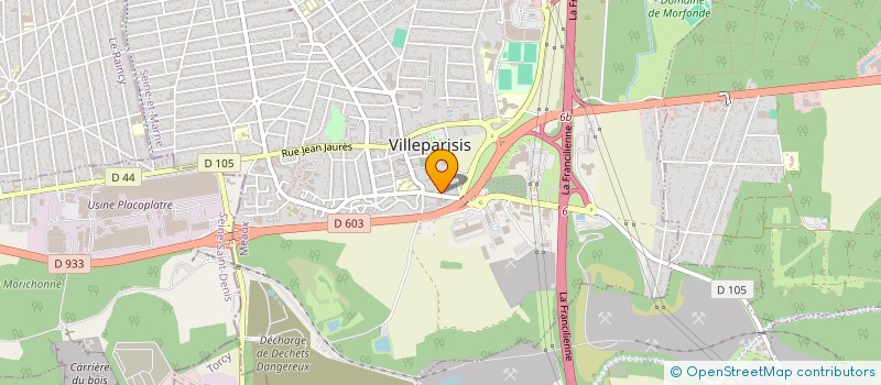 localisation de l'entreprise MADAME NADIA MOSTEFAOUI  VILLEPARISIS