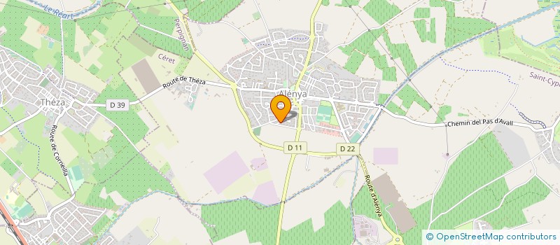 localisation de l'entreprise MADAME NADIA MOUCHAMIR  BAGES