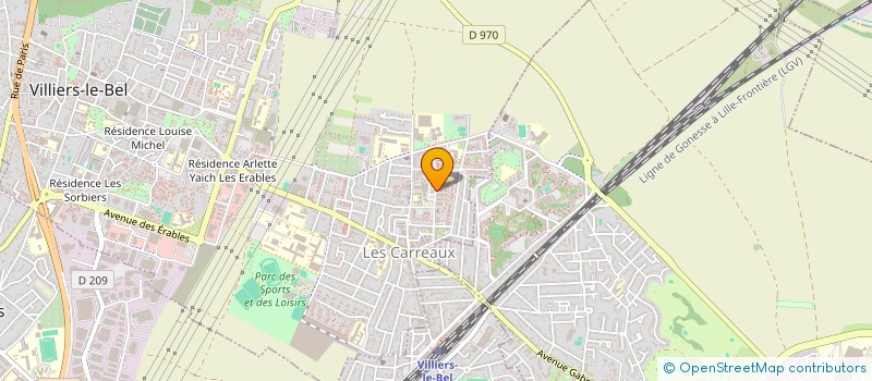 localisation de l'entreprise MADAME NADIA MOUSSOUNI  VILLIERS-LE-BEL