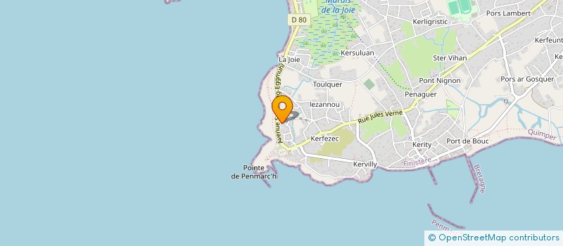 localisation de l'entreprise MADAME NADIA NADEJDA ANDRIEVSKY  PENMARCH