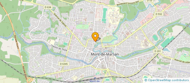 localisation de l'entreprise MADAME NADIA NADIF  CAPBRETON