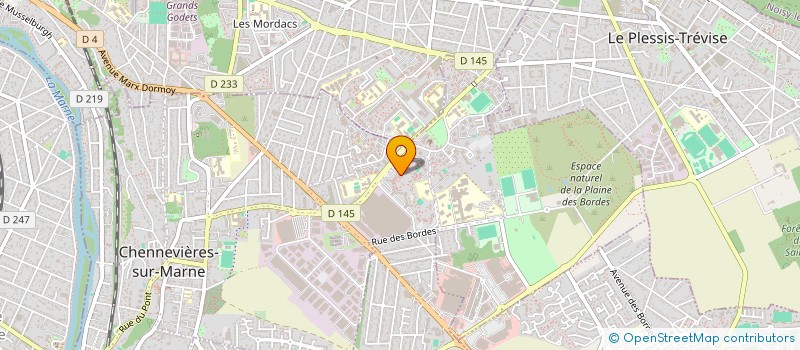 localisation de l'entreprise MADAME NADIA NAIT ALI  CHENNEVIERES-SUR-MARNE