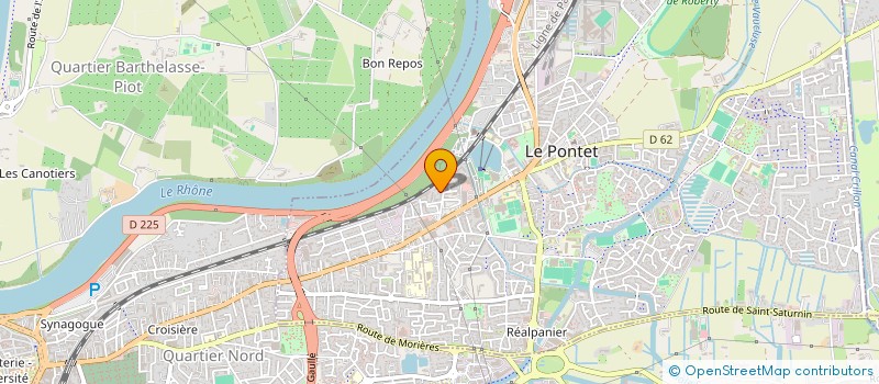 localisation de l'entreprise MADAME NADIA NASRI  LE PONTET