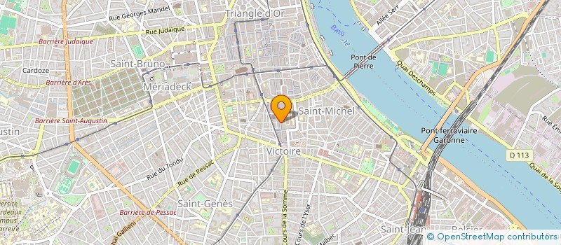 localisation de l'entreprise MADAME NADIA NOUICER  BORDEAUX
