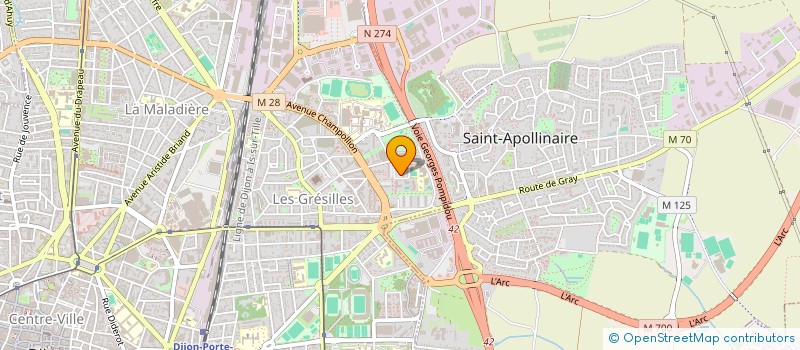 localisation de l'entreprise MADAME NADIA NOUMEN  DIJON