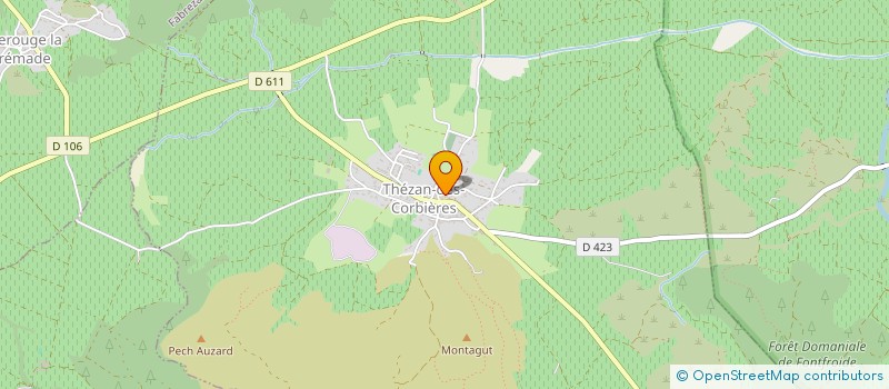 localisation de l'entreprise MADAME NADIA NUFFER  THEZAN-DES-CORBIERES