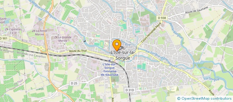 localisation de l'entreprise MADAME NADIA OKAT  L'ISLE-SUR-LA-SORGUE