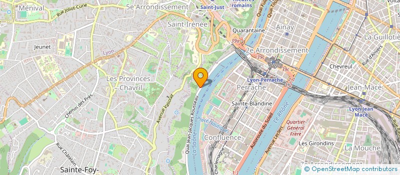 localisation de l'entreprise MADAME NADIA OUADAH  LA MULATIERE