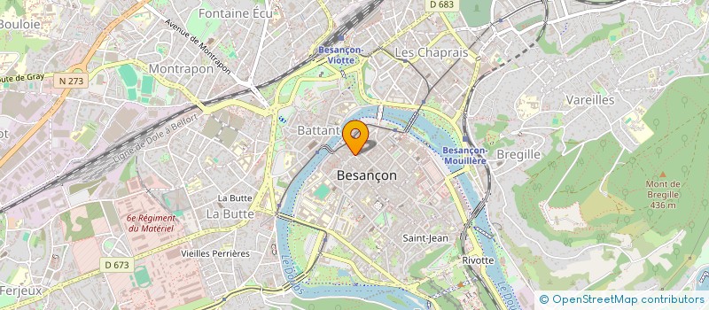 localisation de l'entreprise MADAME NADIA OUAKED à BESANCON