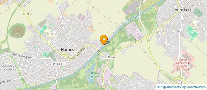 localisation de l'entreprise MADAME NADIA OUDJAMA  HARNES