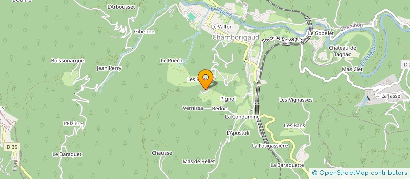 localisation de l'entreprise MADAME NADIA OUEDRAOGO  CHAMBORIGAUD