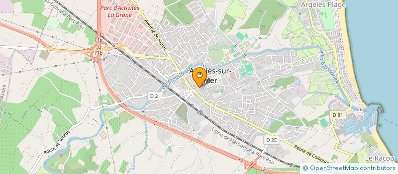 localisation de l'entreprise MADAME NADIA OUHEB à ARGELES-SUR-MER