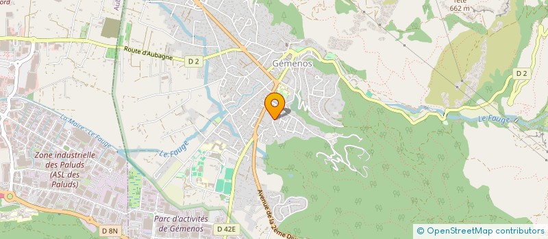 localisation de l'entreprise MADAME NADIA OUZELLEG  GEMENOS