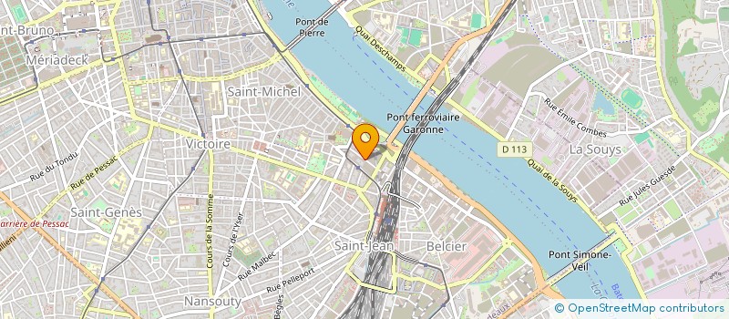 localisation de l'entreprise MADAME NADIA OUZINEB  BORDEAUX