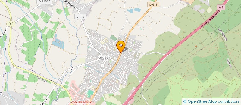 localisation de l'entreprise MADAME NADIA PAUGAM  GIGEAN