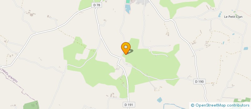 localisation de l'entreprise MADAME NADIA PEAN  LES HAUTS-D'ANJOU