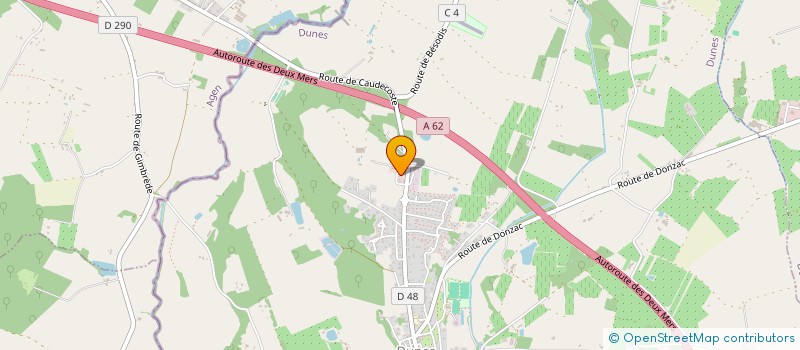 localisation de l'entreprise MADAME NADIA PEREKOVIC  DUNES