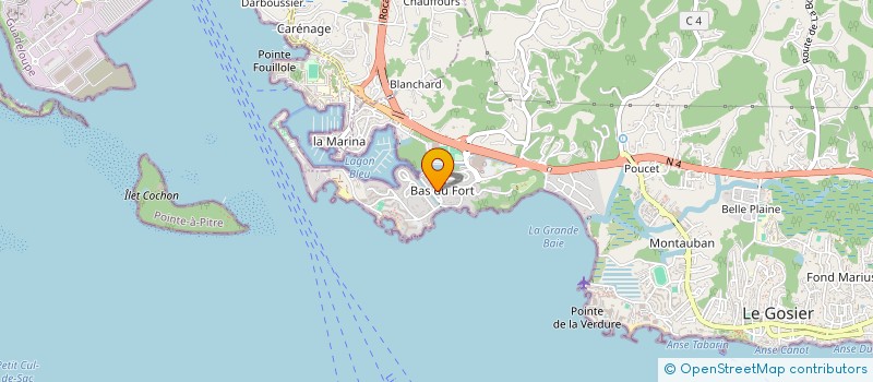 localisation de l'entreprise MADAME NADIA PINEAU  LE GOSIER