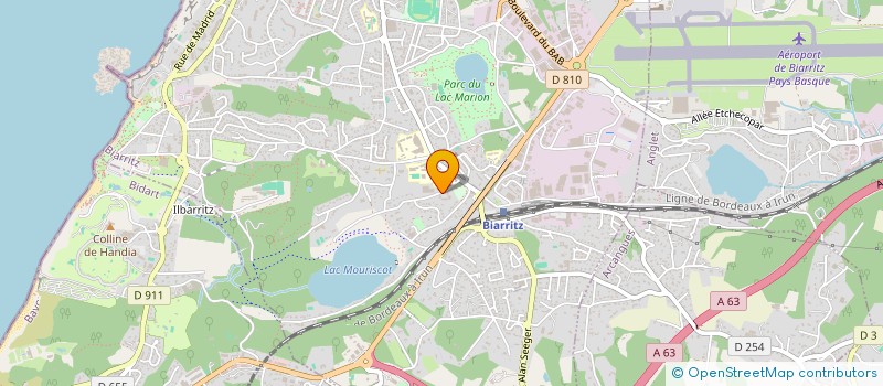 localisation de l'entreprise MADAME NADIA PIPO à BIARRITZ