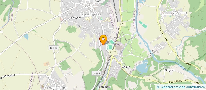 localisation de l'entreprise MADAME NADIA POLETTO  SAINTE-FLORINE