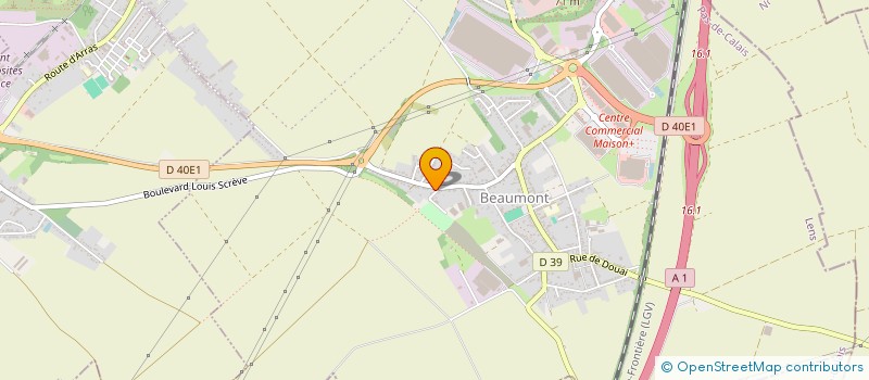 localisation de l'entreprise MADAME NADIA PRESSE  HENIN-BEAUMONT