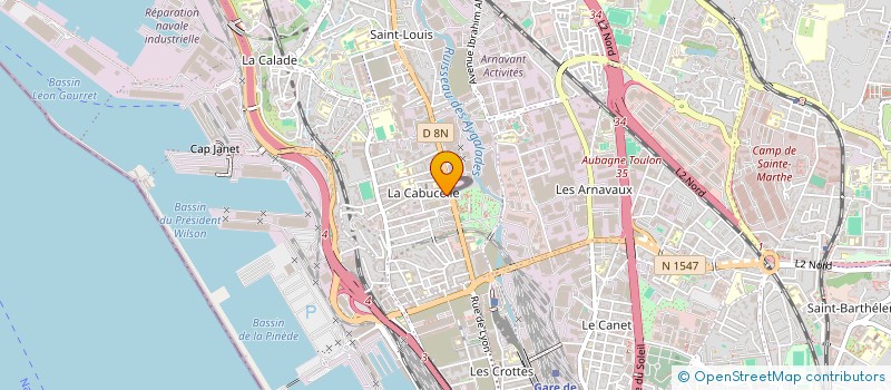 localisation de l'entreprise MADAME NADIA RAJHI à MARSEILLE