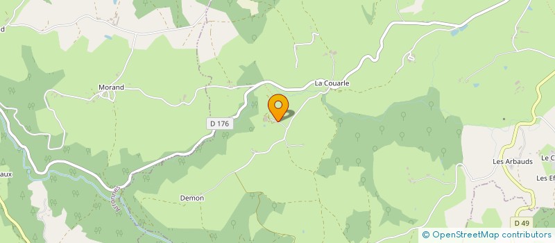 localisation de l'entreprise MADAME NADIA RENAUD  LA CHABANNE