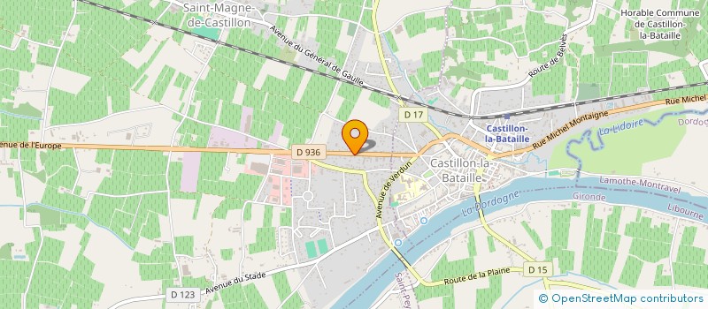 localisation de l'entreprise MADAME NADIA RENAUD  SAINT-MAGNE-DE-CASTILLON