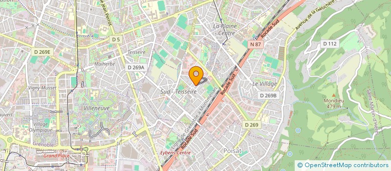 localisation de l'entreprise MADAME NADIA REY  SAINT-MARTIN-D'HERES