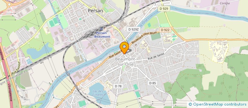 localisation de l'entreprise MADAME NADIA RICHARD  BEAUMONT-SUR-OISE