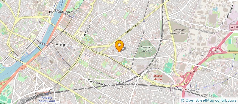 localisation de l'entreprise MADAME NADIA RICHARD  ANGERS