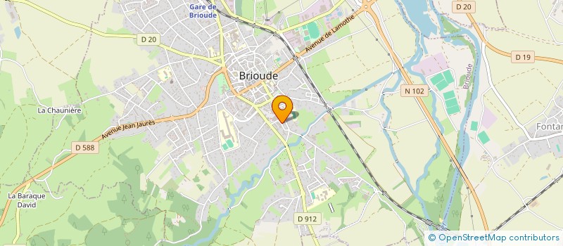 localisation de l'entreprise MADAME NADIA RIGOULET à BRIOUDE
